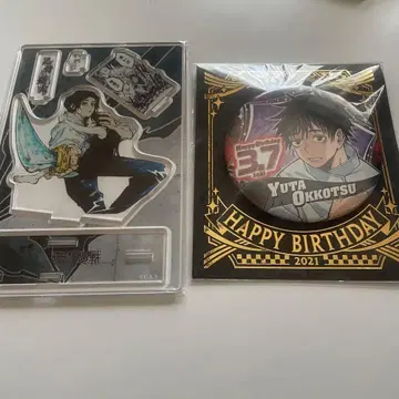 점프샵 주술회전 옷코츠 유타 명장면 디오라마 피규어 캔뱃지