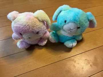 토끼 봉제 인형 2체 세트