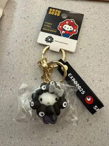 산리오 헬로키티 블랙 미야쿠미야쿠 키링 만박 회장 한정품 미사용 새상품