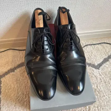 블랙 가죽 드레스 신발