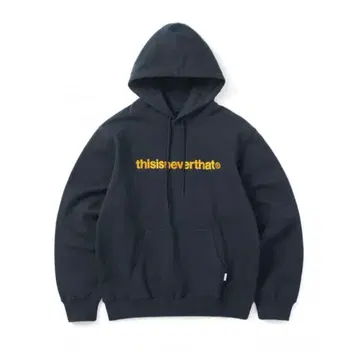 thisisneverthat 네이비 후드 부착 후드티 L