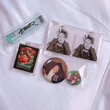 찬미 DGD 도쿄 호텔 키링 캔뱃지 아크릴 키링 세트