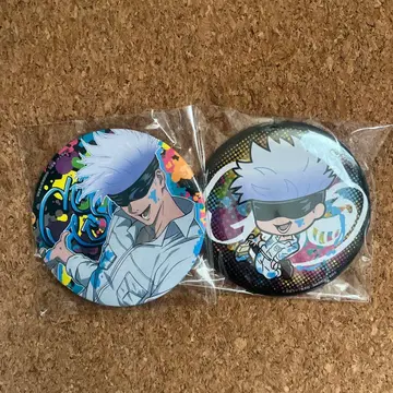 주술회전 고죠 사토루 제일복권 캔 배지