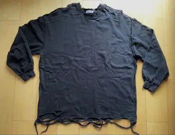 PUNYUS 블랙 오버 사이즈 트레이닝복