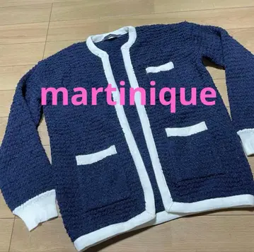 [ 새상품급 ] martinique 니트 가디건 스웨터 네이비 겉옷