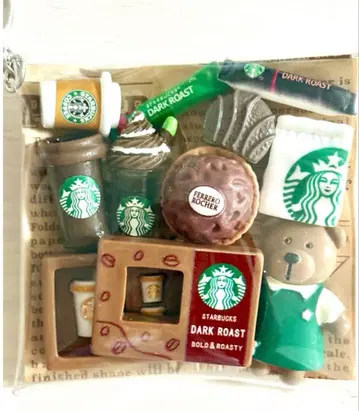 가챠 채움 파우치 카페풍 데코레이션 부품 데코 부품