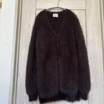 mejular 메주라 헤어리 니트 가디건