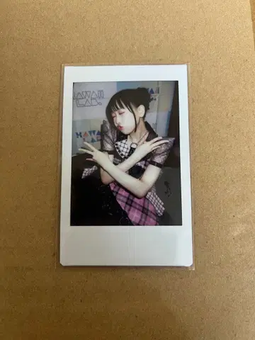 FRUITS ZIPPER 마츠모토 카렌 촬영 폴라로이드 락 의상