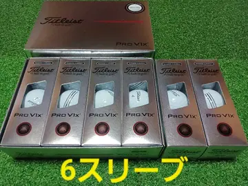 [ 6개입 슬리브 ] 골프공 타이틀리스트 Pro V1x 화이트