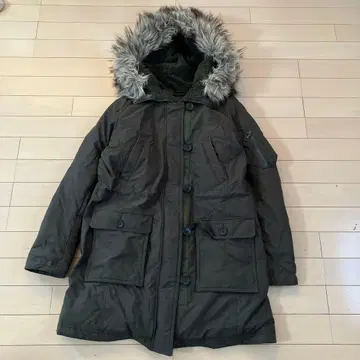 11.6 유니클로 다운 코트 카키 M