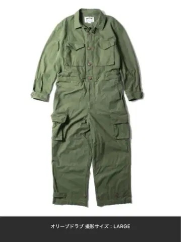 HOUSTON 오버롤 L 사이즈 올리브