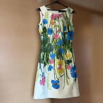 MS GRACY 플라워 프린트 슬리브리스 원피스 38