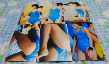 80년대 아이돌 브로마이드 하야미 유 수영 대회 L 사이즈 6장