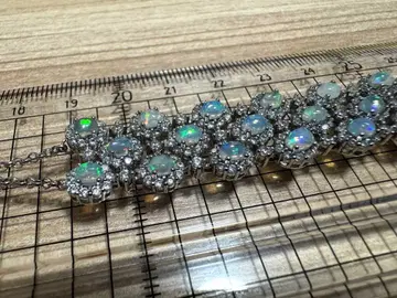 실버 925 오팔 팔찌