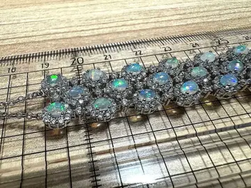 실버 925 오팔 팔찌