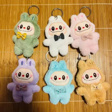 러브브 봉제 인형 키링 6색 세트