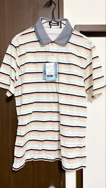 스트라이프 피케 셔츠 L 사이즈 택 포함 새상품