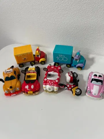 디즈니 미니카 세트 토미카 4대 외 3대 세트