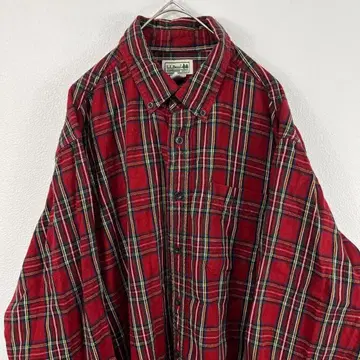 USA 구제 의류 엘엘빈 L.L.Bean 체크 플란넬 셔츠