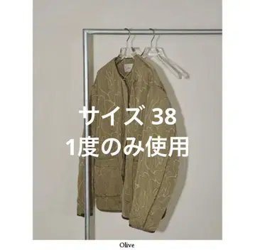 todayful Jacquard Piping Blouson 올리브 38