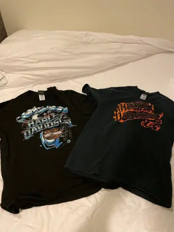 할리데이비슨 T셔츠 2장 세트
