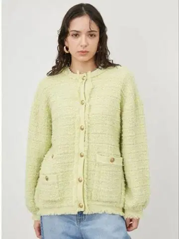 Mila Owen 트위드 니트 자켓