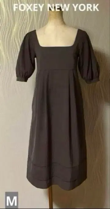 FOXEY NEW YORK 폭시 브라운 원피스
