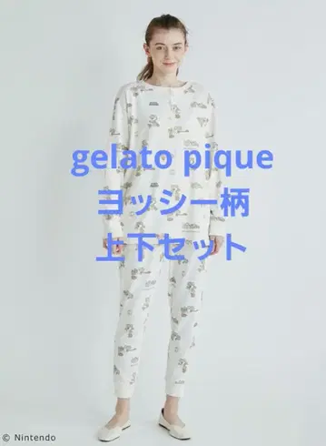 gelato pique 마리오 콜라보 상하의 세트