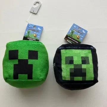 Minecraft 크리퍼 & TNT 봉제 인형 키링