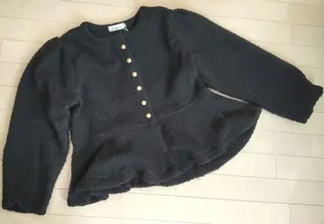 새상품 보아 페플럼 자켓 블랙