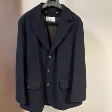 이탈리아제 네이비 컬러 남성용 자켓 52 사이즈