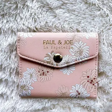 PAUL & JOE La Papeterie 카드 케이스 핑크 꽃무늬