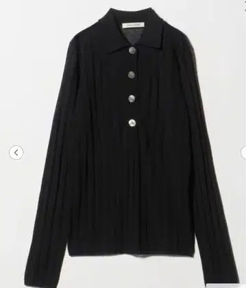 AETHEM MATOPH 블랙 긴팔 피케 셔츠