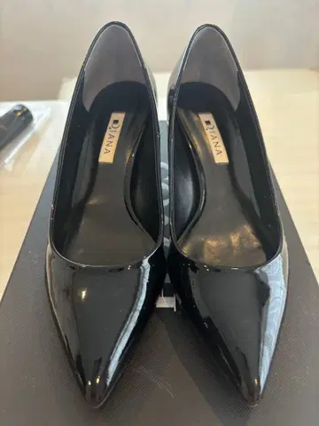 DIANA 블랙 하이힐 24cm
