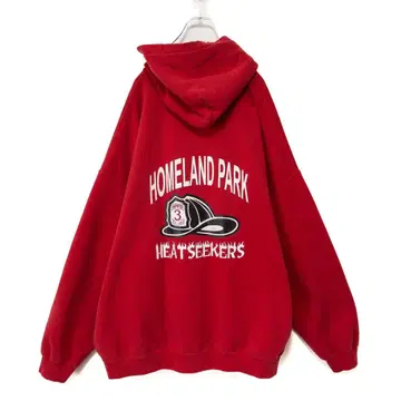 해외 구제 의류 파이어레스큐 빅 사이즈 후드티 2072