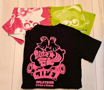 스플래툰 시오카라즈 T셔츠 타월 세트