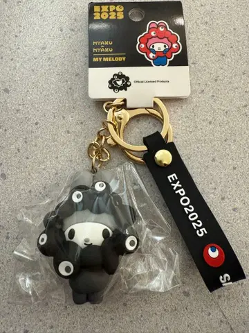 산리오 마이멜로디 블랙 미야쿠미야쿠 키링 만박 회장 한정품 미사용 새상품