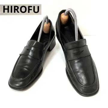 HIROFU 히로후 이탈리아제 블랙 로퍼 23cm