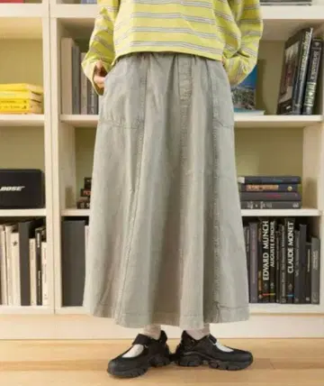 niko and - 벨트 플레어 스커트