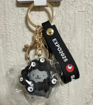 산리오 미야쿠미야쿠 블랙 키링 폼폼푸딩