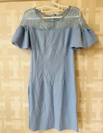 라이트 블루 드레스 원피스 [ 새상품급 ]