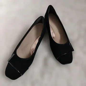 footsuki 블랙 펌프스 사이즈 24.5cm EEE