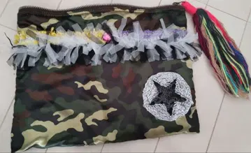 새상품 카무후라 클러치백 파우치