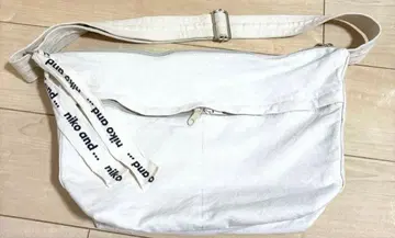 niko and - 오리지널 로고 캔버스 숄더백