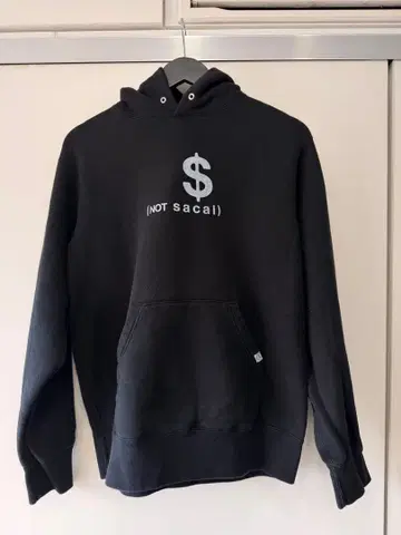 Not sacai Fragment 블랙 후드티