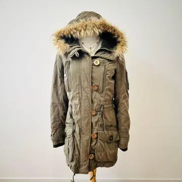 y2k archive 헤이세이 모즈 코트 카키 M