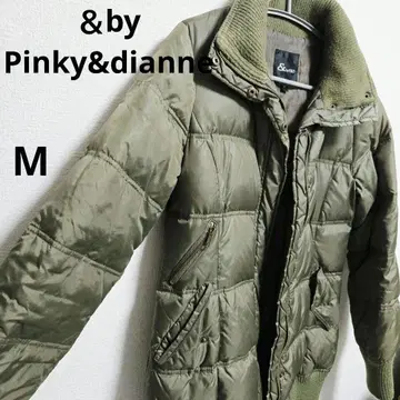 앤 by 핑키앤다이안 다운 자켓 38 사이즈 올리브 그린