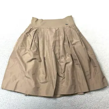 FOXEY 폭시 미니 스커트 플리츠 40 실크 100%