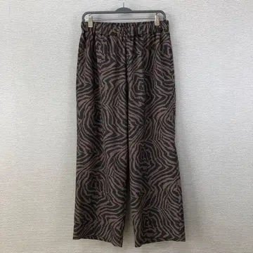 Journal standard luxe 제브라 이지 팬츠 브라운