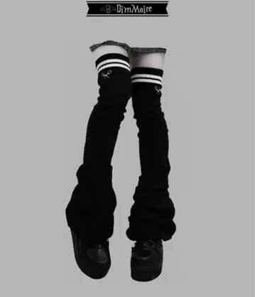 DimMoire 학원 니하이 워머 BLACK